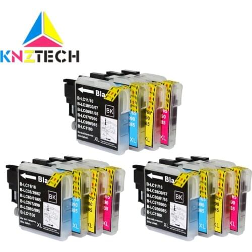 Compatible ink Cartridge LC11 LC16 LC38 LC39 LC60 LC61 LC65 LC67 LC975 LC980 LC985 LC990 LC1100 For Brother DCP- J140W printer