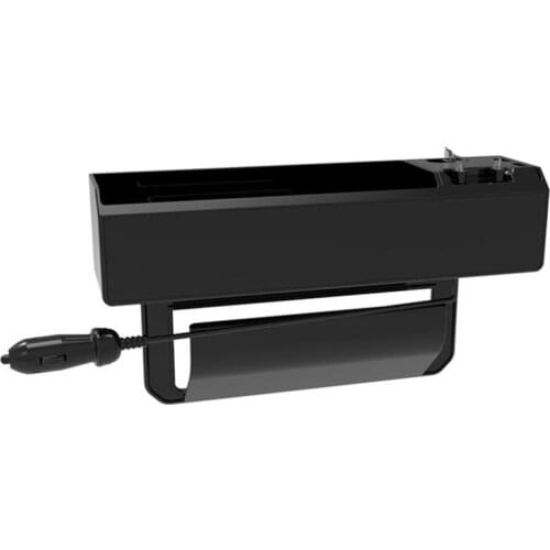 SUMI-TAP Car Seat Space Organizer Multifunctional Charging Storage Box Car Dual USB Stretch Charger Charging Holder