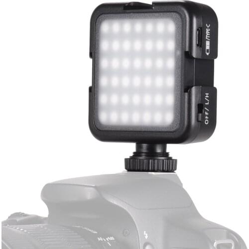 Andoer 42LED Ultra Bright LED Video Lights 6000K Photographing Lighting On Camera Lamps For Canon Nikon Sony Vlog DSLR SLR