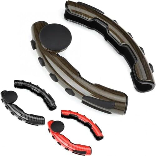 Universal Car Steering Wheel Power Assisted Gear Handle Knob Auxiliary Booster Carbon Fiber style car accessories