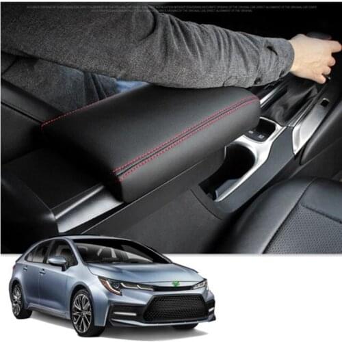Center Console Armrest Box Lengthen Pad Box Protection Cover For Toyota Corolla LEVIN 2014-2018 2019 2020 2021 Interior Accessor