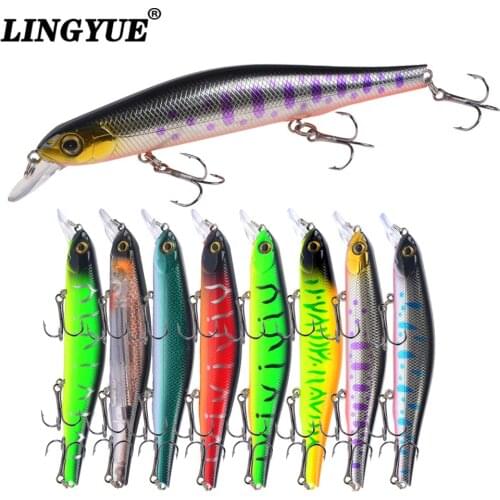 1PCS Magnet Weight System Minnow Wobbler Hard Tight Slow Sinking Fishing Lure 12.5cm 17.5g Isca Artificial Pesca Fishing Bait