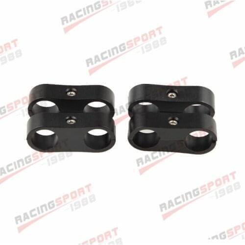 4PCS 10AN AN-10 AN10 19.1mm Billet Fuel Hose Hose Separator Fittings Adapter