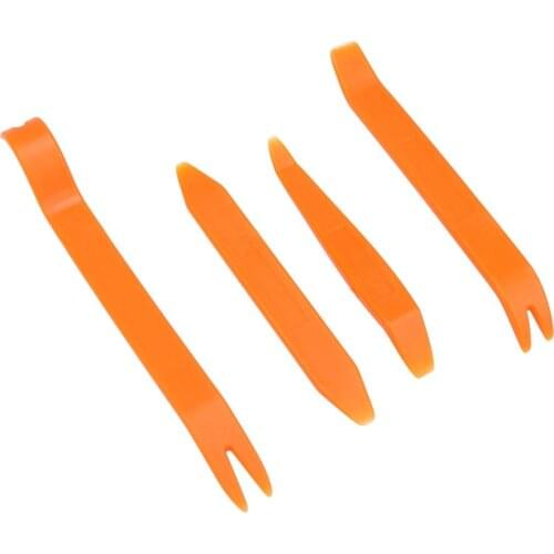 4pcs/Set Interior Tool Kit Pry Door Clip Radio Panel Car Removal Tool Plastic Trim Audio Dashboard Disassembly Repair Tool car