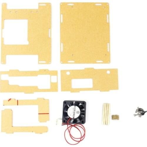 Acrylic case for NVIDIA Jetson Nano B01 & A02 - includes fan and camera holder (Jetson Nano, camera and network cable are not