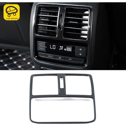 CarManGo Car Accessories Rear Seat Air Vent Outlet Cover Trim Sticker Frame Decoration for VW Volkswagen Arteon 2017-2020