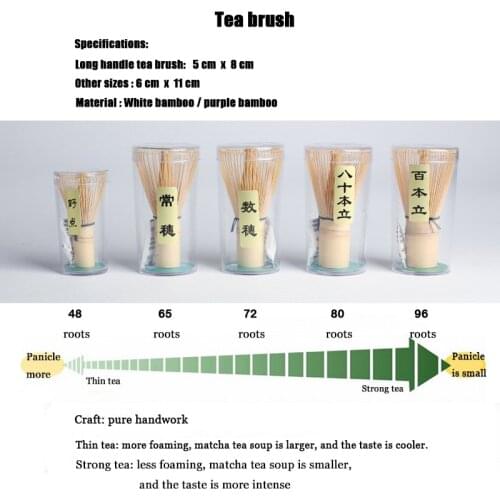 Bamboo Tea Whisk Matcha Point Green Tea Powder Appliance Matching Tool XH8Z