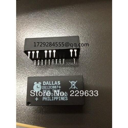 Free shipping 10pcs/lot DS12C887 DS12C887+ IC RTC W/RAM 128 BYTE 24-EDIP