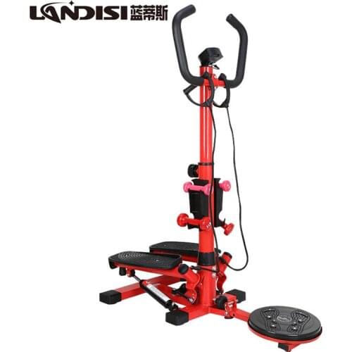 Red Pink Household Multifunctional Handrail Pull Rope Weight Loss And Body Shaping Stepper