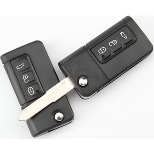 DAKATU 2/3 Button Flip Folding Remote Key Shell Case For HAIMA M7 S7 Premacy Replacement Remote key shell