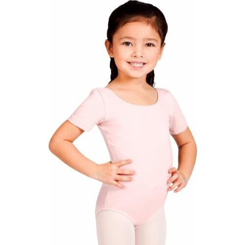 Speerise Kids Short Sleeve Dance Gymnastic Leotards Toddler Spandex Leotard For Girls