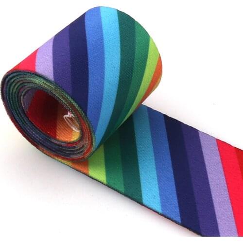 48mm Diagonal Stripes Webbing Nylon Stripe Webbing for Bags Strap Belt Ribbon Decoration Band Webbing Tape Sewing Accessorie
