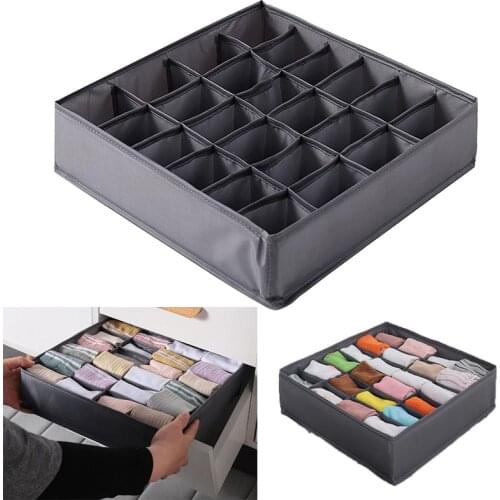 Home Foldable Closet Organizer For Underwear Cotton Underwear Storage Box Socks Bra And Panties Drawer Organizer Drawers