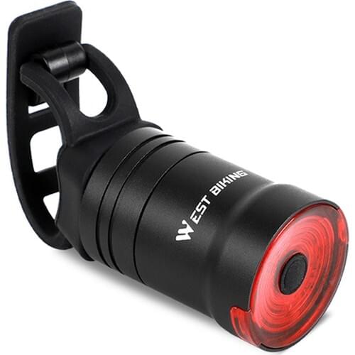 West Biking Bicycle Flashlight Bicycle Rear Light Auto Brake (From Abroad)