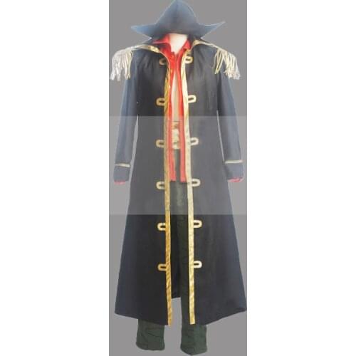Customize One Piece Marshall D Teach Blackbeard Cosplay Costume Outfit