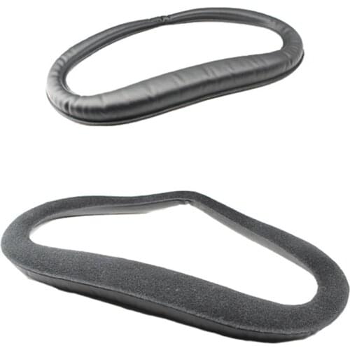 Leather VR Eye Mask Pad for Oculus Quest 2 VR Headset Accessories Sweat-proof Light Leak-proof Protective Cover Frame