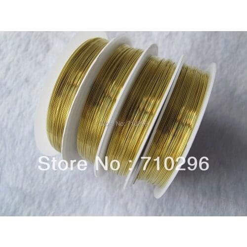 5rolls/lot Copper beading wire 0.5mm Copper Wires Ropes DIY Jewelry Findings Accessories