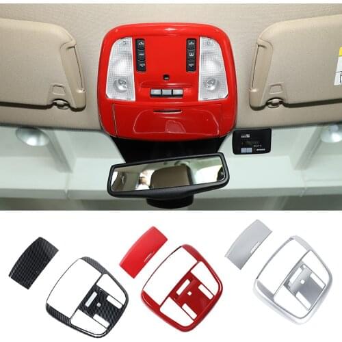 Fit for Jeep Grand Cherokee 2011-2021 Front Reading Light Lamp Panel Cover Decoration Trim ABS Interior Car Accessories