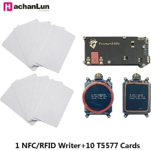 HaChanLun proxmark3 v2UID 5577 developer encryption cracked write RFID access card Duplicator NFC smart chip card reader