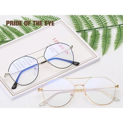 Blue Light Blocking Glasses Computer Metal Frame Glasses for Men Women Anti Blue Ray Spectacle