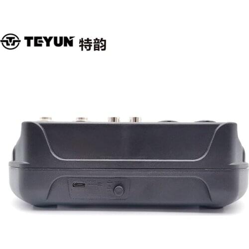 Special rhyme four-way small microphone mixer dj live KTV digital audio sound microphone effect equipment