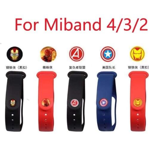New movie hero for Xiaomi Mi Band 6 5 4 3 Sport Strap Silicone Wrist Strap For Xiaomi Mi Band 3 Accessories Miband6 Bracelet