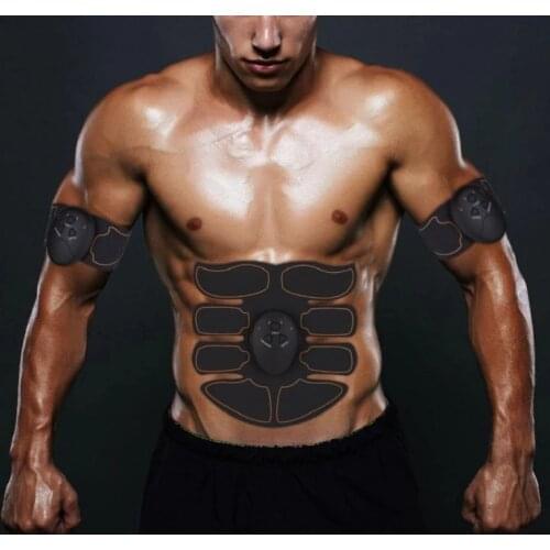 EMS ABS Stimulator Muscle Massage Exercise Home Gym Office Fitness Equipment Electric Abdomen Muscle Trainer Hip Training
