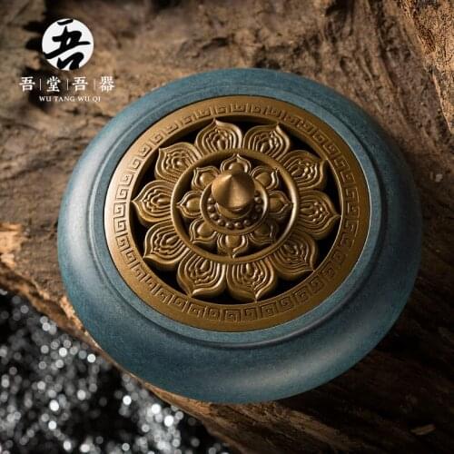 Is pure copper plate censer household indoor archaize the censer sandalwood furnishing articles tea smoked for Buddha