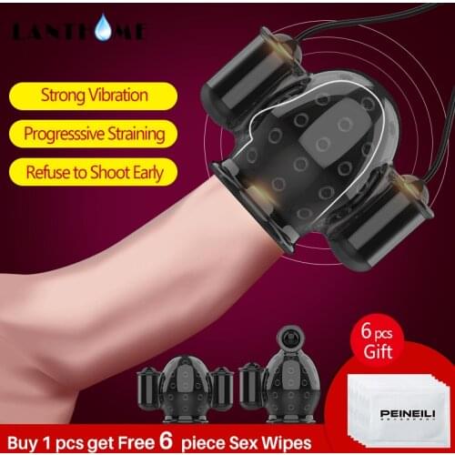 Penis Delay Enlarge Exerciser Trainer Prostate Massager Vibrator Penis Sleeve Mens Delay Ejaculatio Sex Toys Penis Enlargement