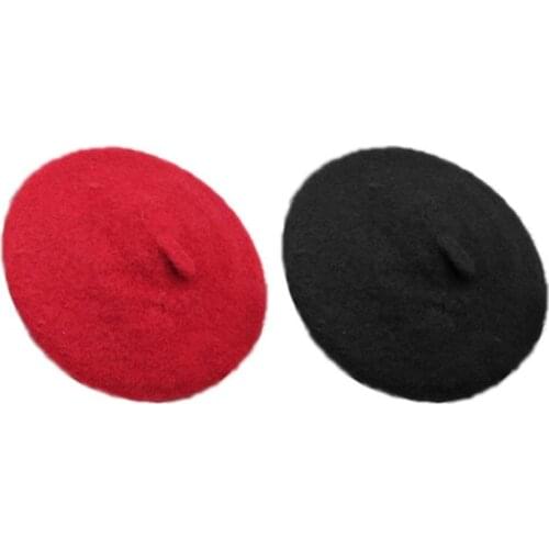 Decoration Pet Solid Color All-match Beret Fashion Funny Cat Dog Warm Cute Hood All-match Headpiece Cap