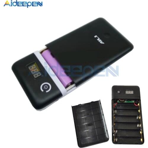 18650 Battery Charger Mobile Power Bank Charging Module 3.3A 5V-21V for 19V Laptop 5V Phone Black