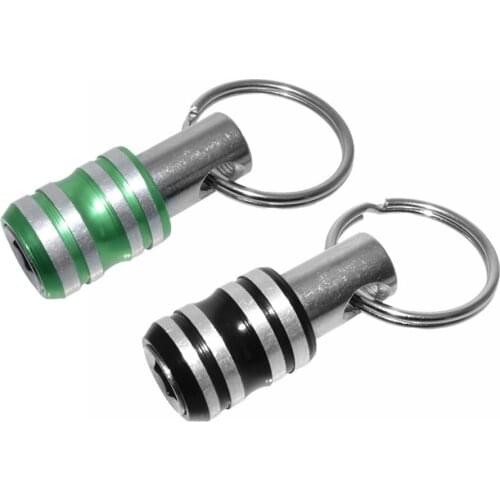 1/4Inch Hex Shank Aluminum Alloy Screwdriver Bits Holder Extension Bar Drill Screw Adapter Change Keychain