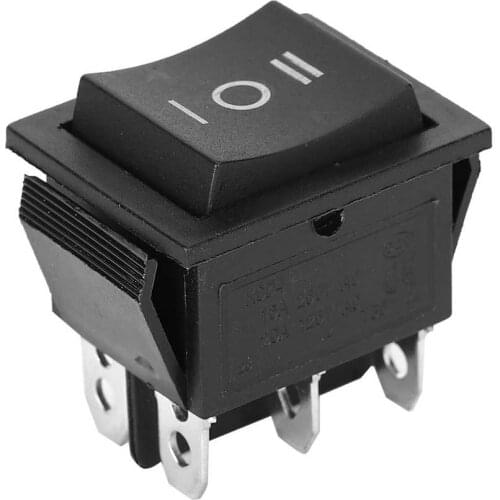 10Pcs Rocker Switches 6 Pin Plastic Button Used for Household Appliances Switch KCD4 Mini Rocker Switches