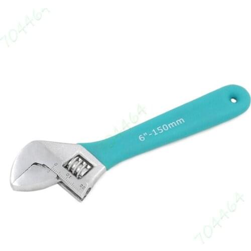 10pcs /lot Pocket 6" inch 150mm Adjustable Spanner Rubber Grip Handle Wrench 0 ~ 20mm Jaw