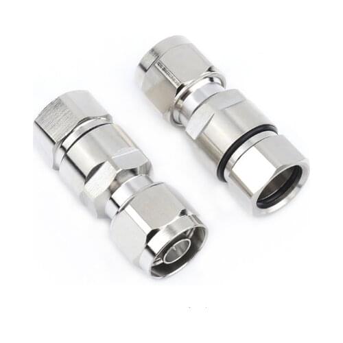 10pcs N Clamp Male RF Coaxial Connector Adapter Crimp Corrugated Copper 1/2" Cable