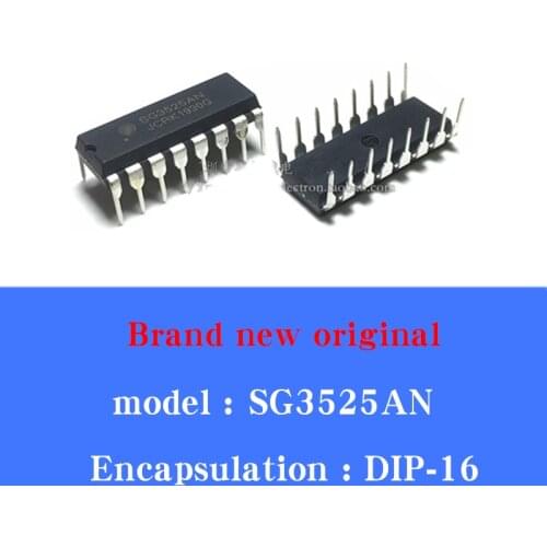 10/pcs Lot New original straight plug SG3525AN DIP-16 switching power supply controller IC chip