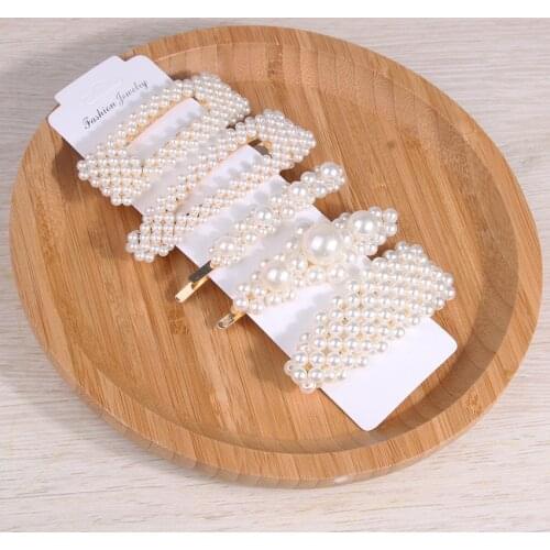 2-5 Stuks Parel Haarspeld Vrouwen Mode Zachte Parel Haarspeld Haar Stok Meisje Haar Clip Haar Clip Set Accessoires Wholesale
