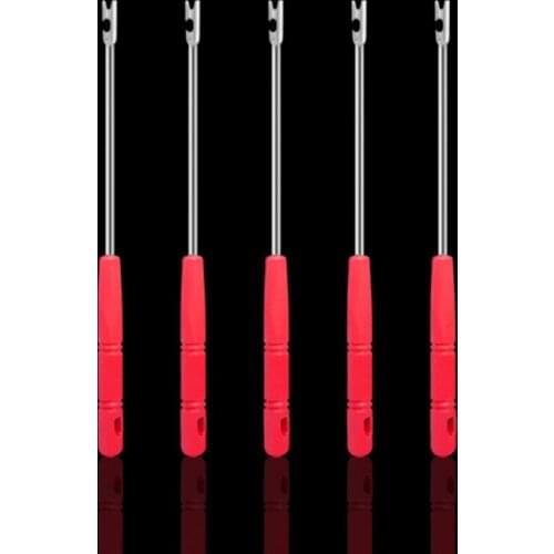 20pcs Decoupling Device 14cm Fishes Take Off The Hooks Lures Lines Device Abstract Fishing Tackle Hook Metal Steel Tools Pesca