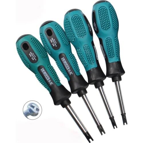 4pcs/set U1.7,U2.0,U2.3,U2.6 Magnetic Spanner Screwdriver CR-V U-Type Screw-driver Insulated Bolt Driver Hand Tools