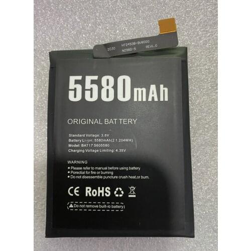 New Battery 5580mAh Battery For DOOGEE S60 BAT17M15580&BAT17S605580 Parts backup battery for DOOGEE S60 Smart Phone Batteries