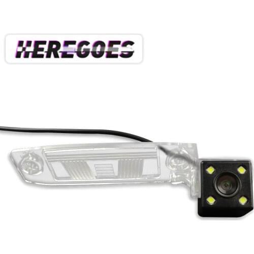 Car CCD 4 LED Night Vision Vehicle Backup Rear View Camera Parking Assistance Waterproof For Kia Sportage SL Sportage R K3 2012