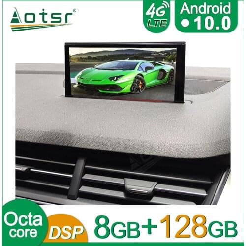 8+128G Android Car Radio Player For Audi Q7 2015-2019 Stereo GPS Navigation Monitor Auto Multimedia Heaunit tape Recoder Carplay