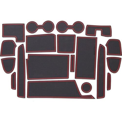 Auto Parts Door Seam Pad Car Interior Modification Armrest Box Storage Box Pad Water Coaster Dustproof for Nissan SERENA C27