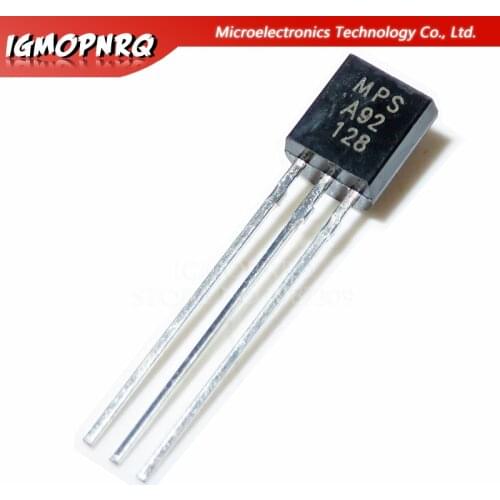 100pcs MPSA92 TO-92 Bipolar Transistors - BJT NPN,0.5A,300V HighVolt new original