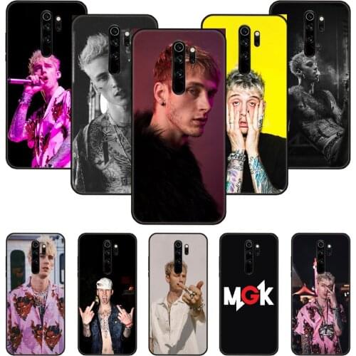 Phone Case For Xiaomi Redmi Note 8 8T 7 7A 9 9S 8A 4 5 Pro Black Cover Coque 3D Back Silicone Funda Trend Popular Gun Kelly