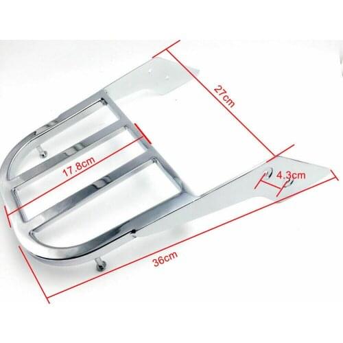 Motorcycle Black Chrom Sissy Bar Luggage Rack For Honda VTX 1300N/R/S 2003-2006 VTX1800N/R/S 2003-2008