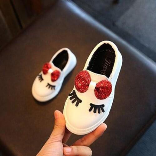 Baby Girls Leather Shoes Bowtie Kids Dress Shoes For Wedding Party Sweet Princess Childrens Soft Leather Flats Sports Shoes