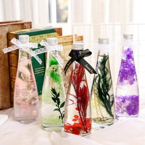 1pcs Big Volume 350ml Preserved Fresh Flower Aromatherapy Diffuser Oil 5 Scents Gardenia Shangri-la Hilton for Home Decoration
