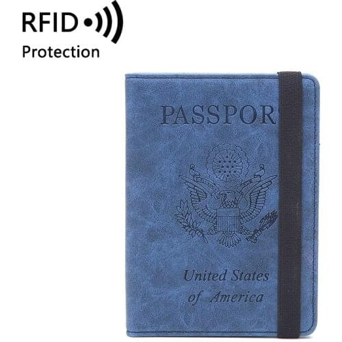 Hot USA Travel Passport Holder Unisex Short Wallet Credit Cards Organizer Passport Case Wallet for United States of America
