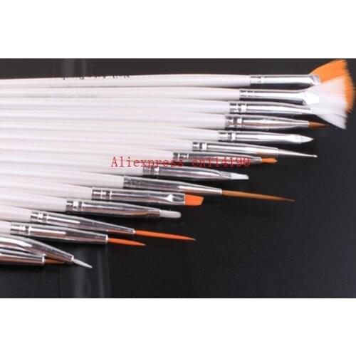 New arrive Nail Art Design Painting Tool Pen Polish Brush Set Kit DIY Professional Nail Brushes styling tools 15pcs/set